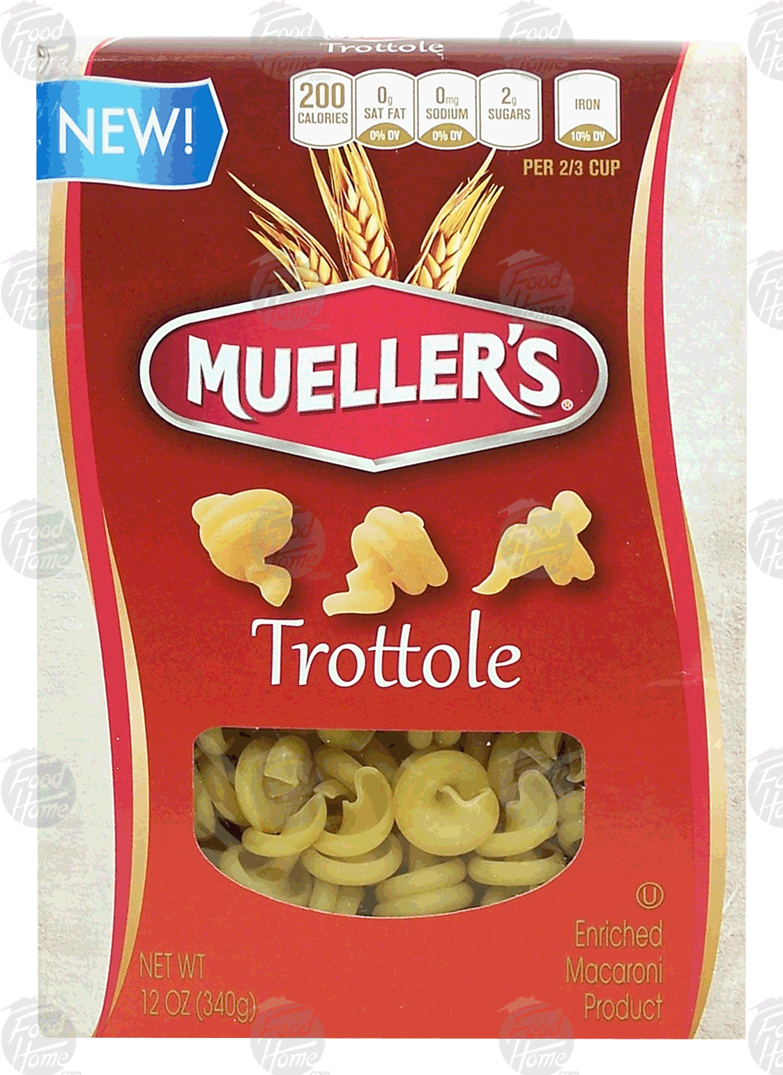 Mueller's  trottole enriched macaroni product Full-Size Picture